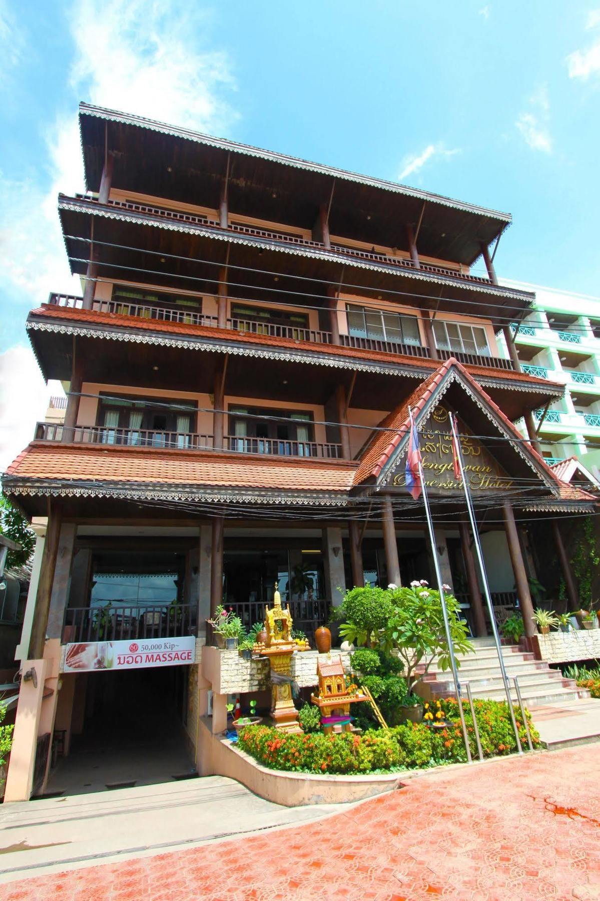 Sengtawan Riverside Hotel Vientiane Exterior foto